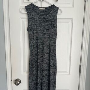 Rag and Bone Curved hem cut out  tank midi dress